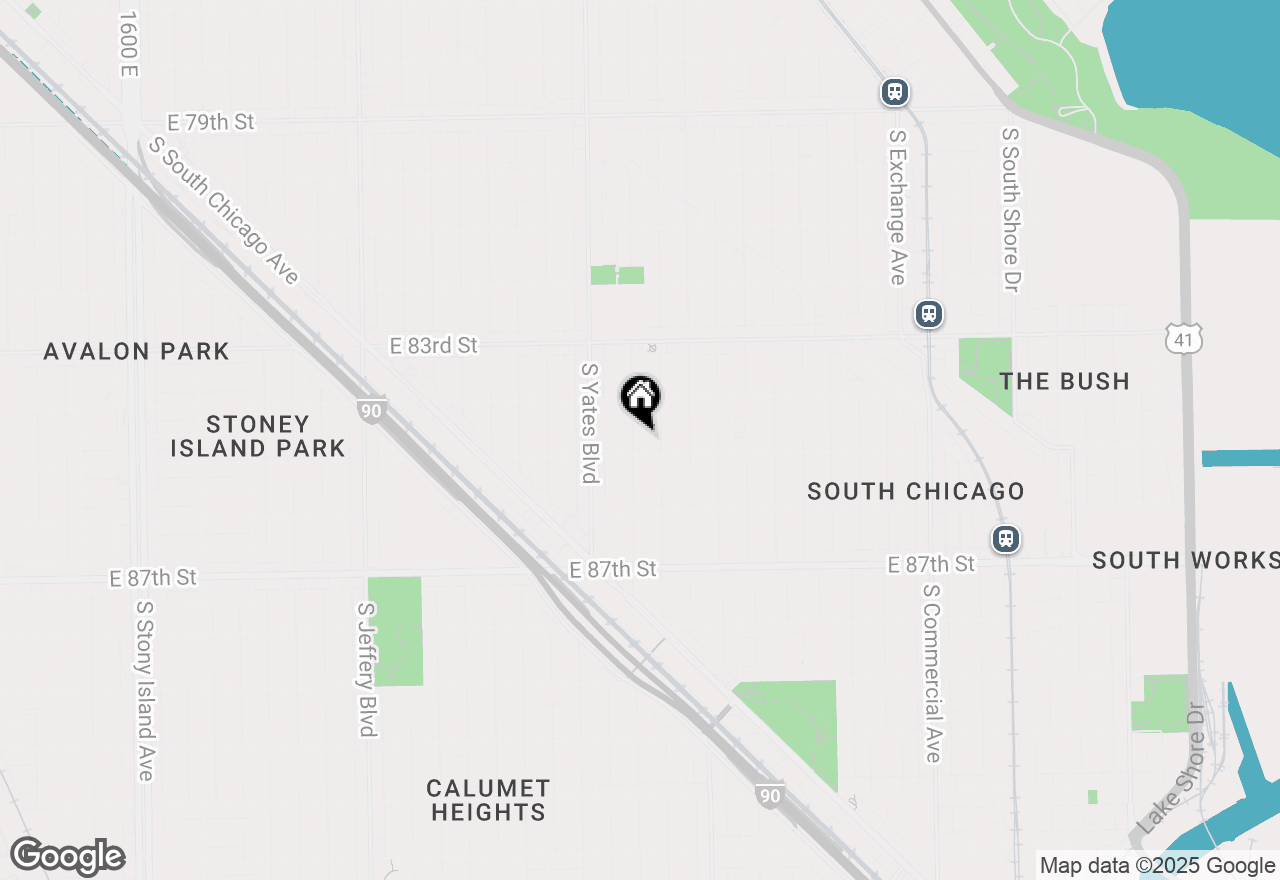 Map of 8444 S Essex Avenue, Chicago, IL 60617