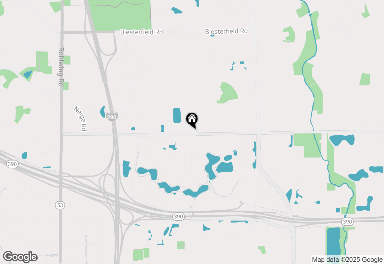 Map of 1398 Berkenshire Lane, Elk Grove Village, IL 60007