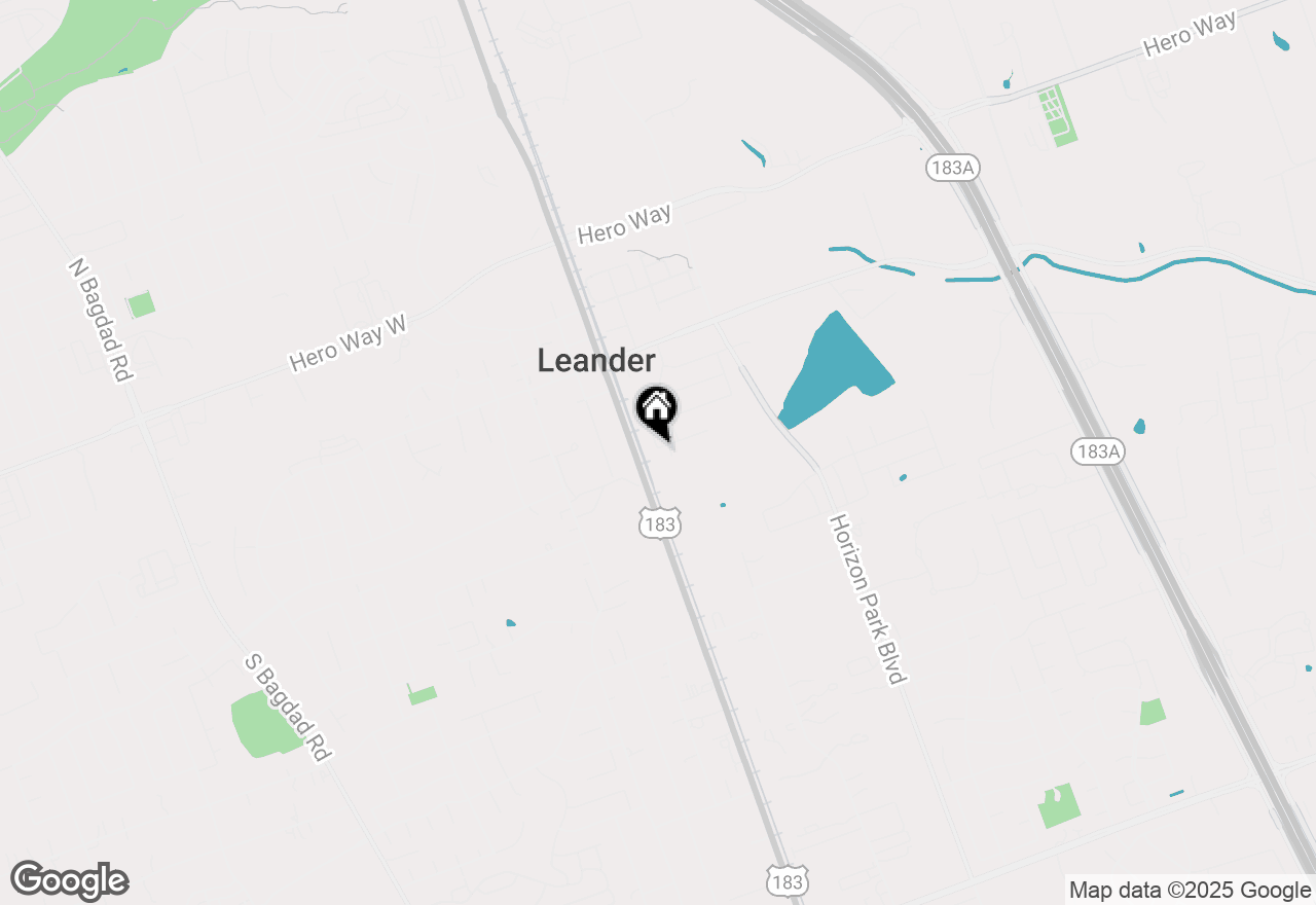 Map of 132 Inlet Ln, Leander, TX 78641