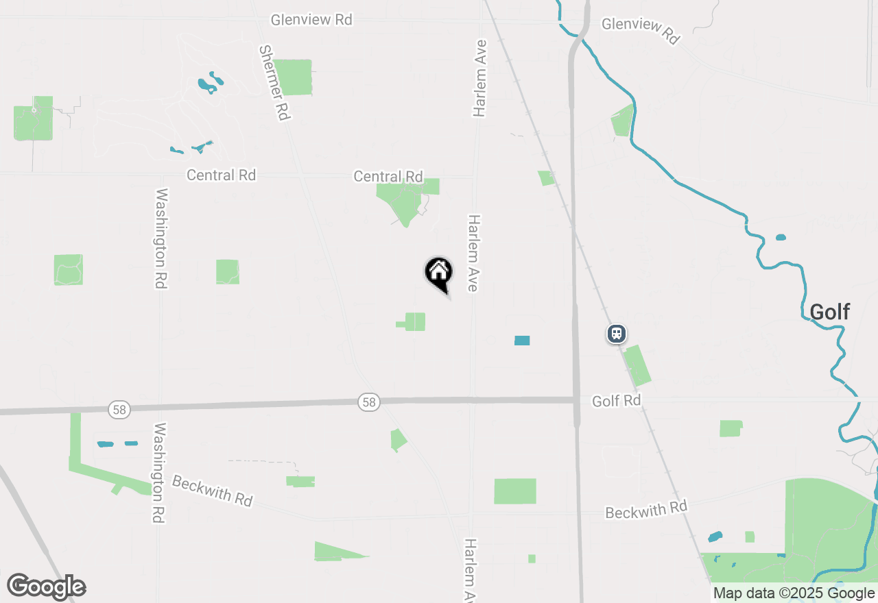 Map of 225 Lincoln Street, Glenview, IL 60025