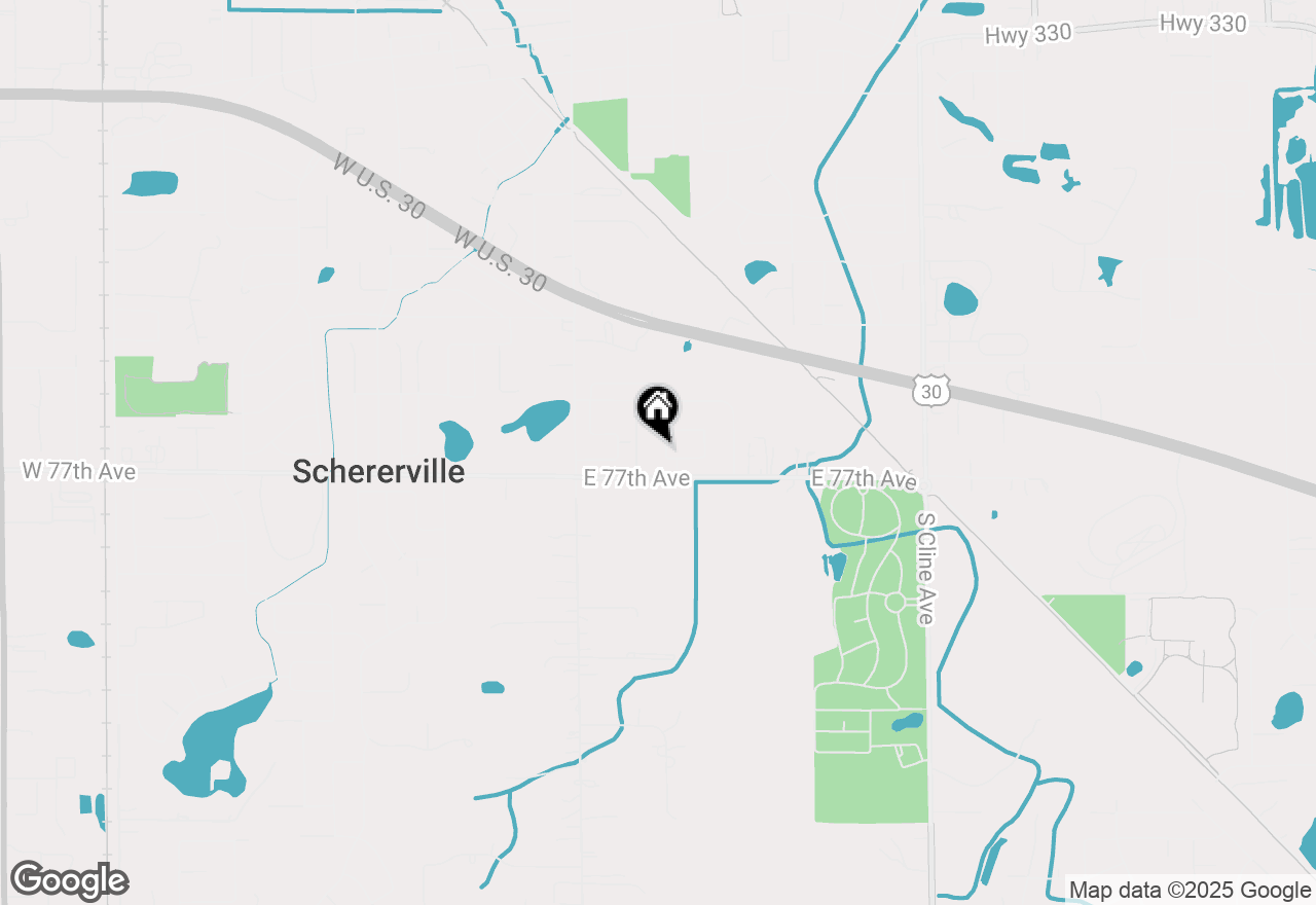 Map of 2331 Waterford Circle W, Schererville, IN 46375