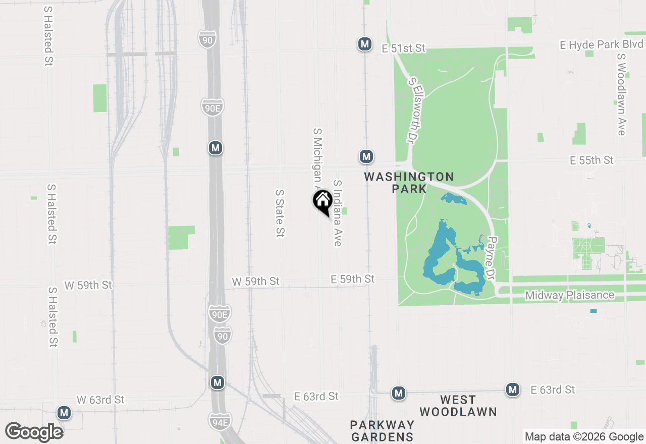 Map of 118 E 57th Street #2W, Chicago, IL 60637