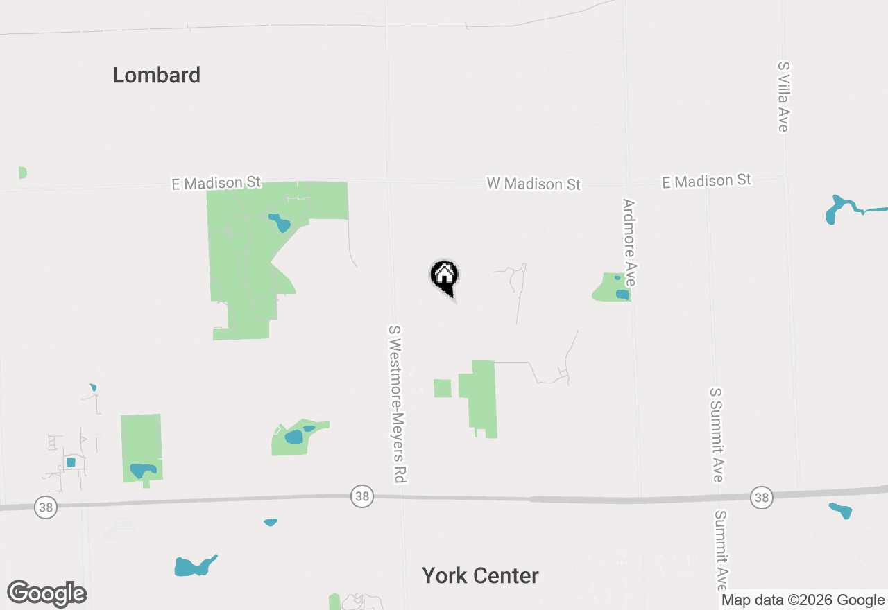 Map of 1106 E Wilson Avenue, Lombard, IL 60148