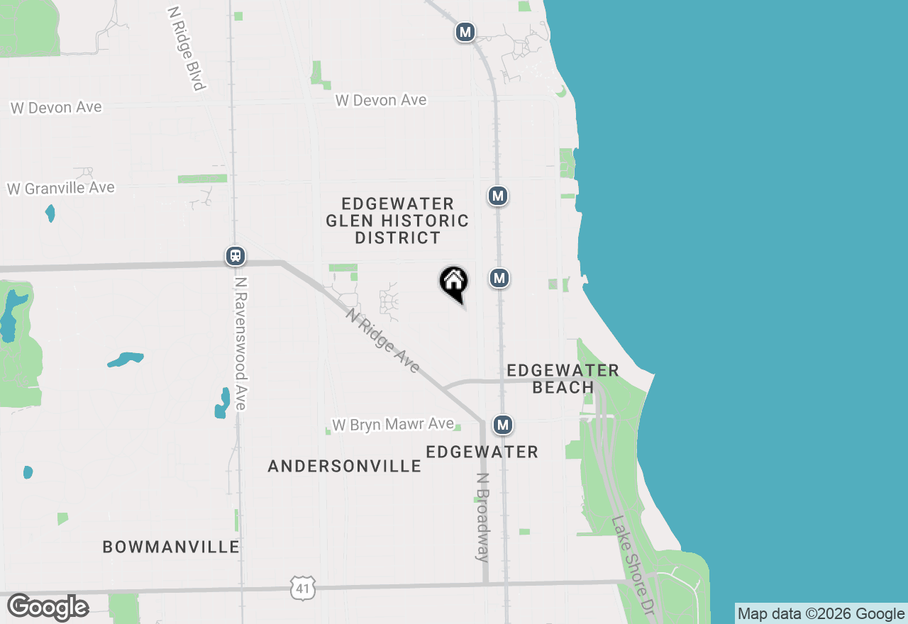 Map of (Address confidential), Chicago, Illinois 60660