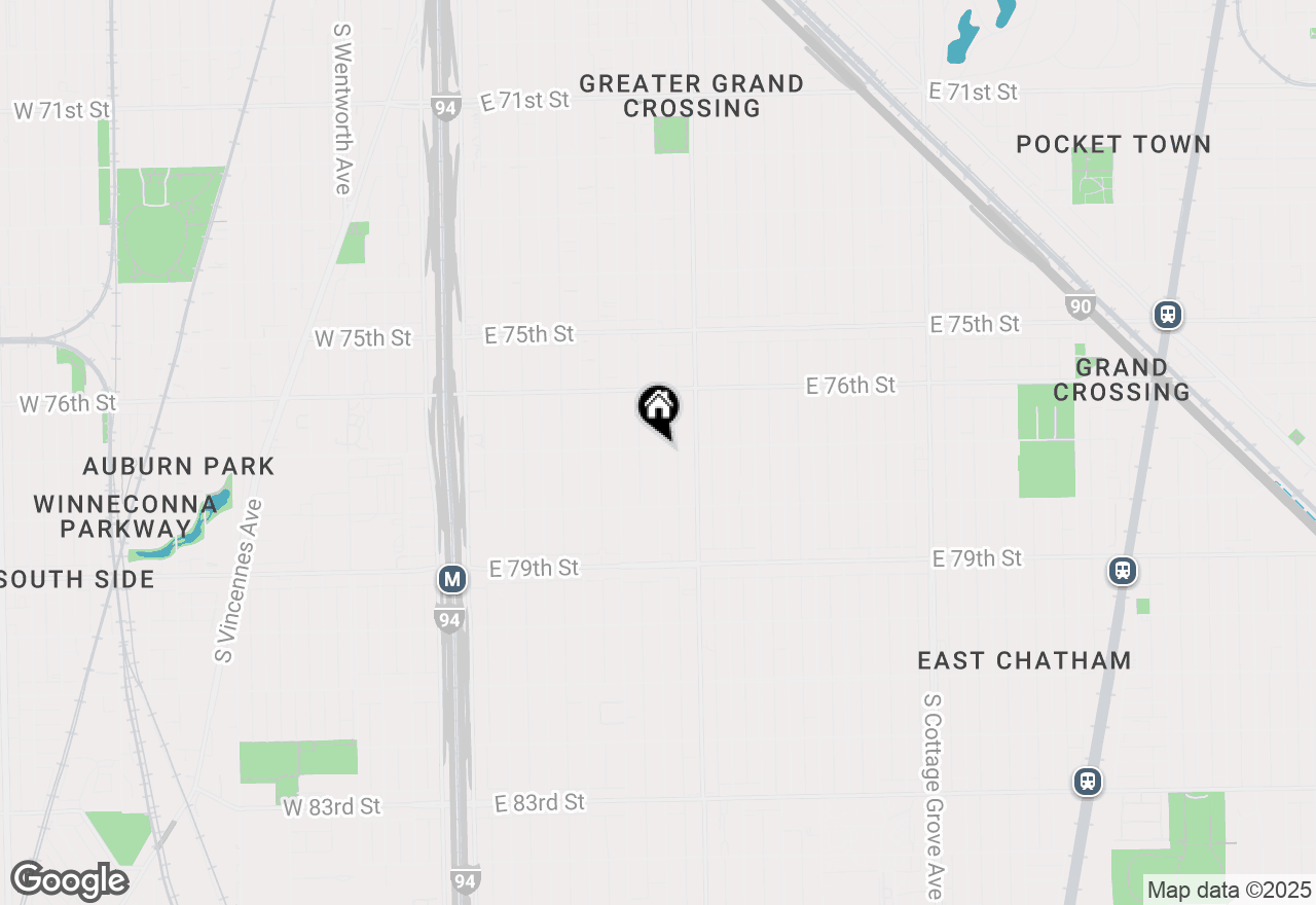 Map of 7705 S Calumet Avenue, Chicago, IL 60619