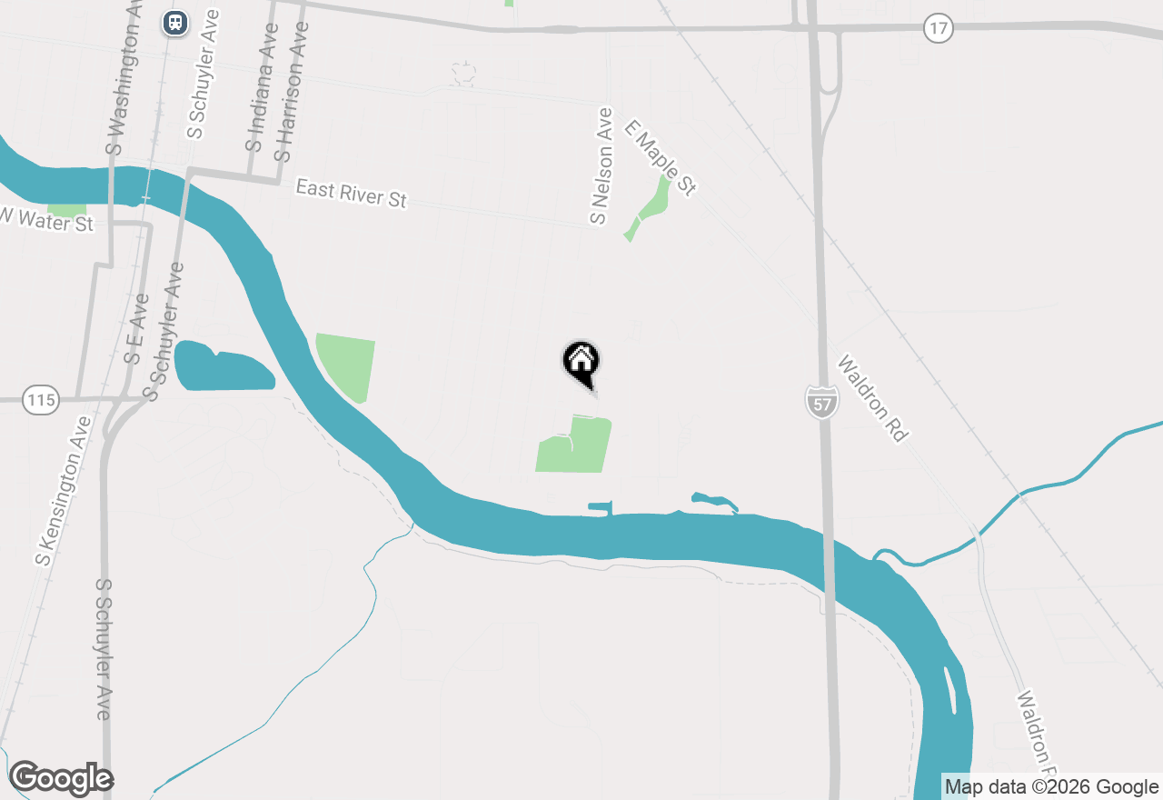 Map of 1070 S Nelson Avenue #2, Kankakee, IL 60901