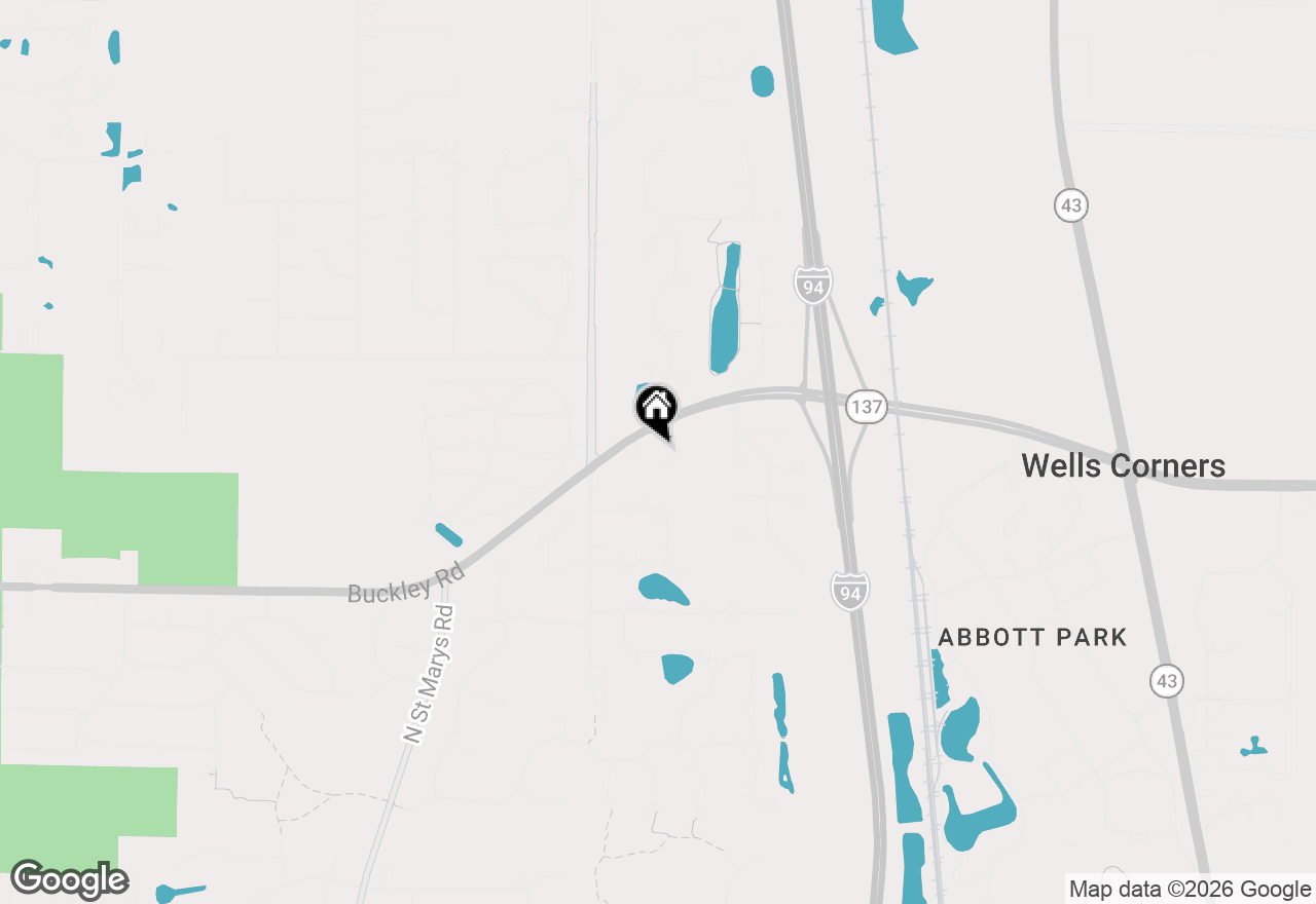 Map of 1967 Red Fox Lane, Green Oaks, IL 60048