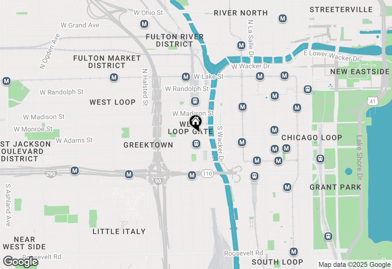 Map of 130 S Canal Street #204, Chicago, IL 60606