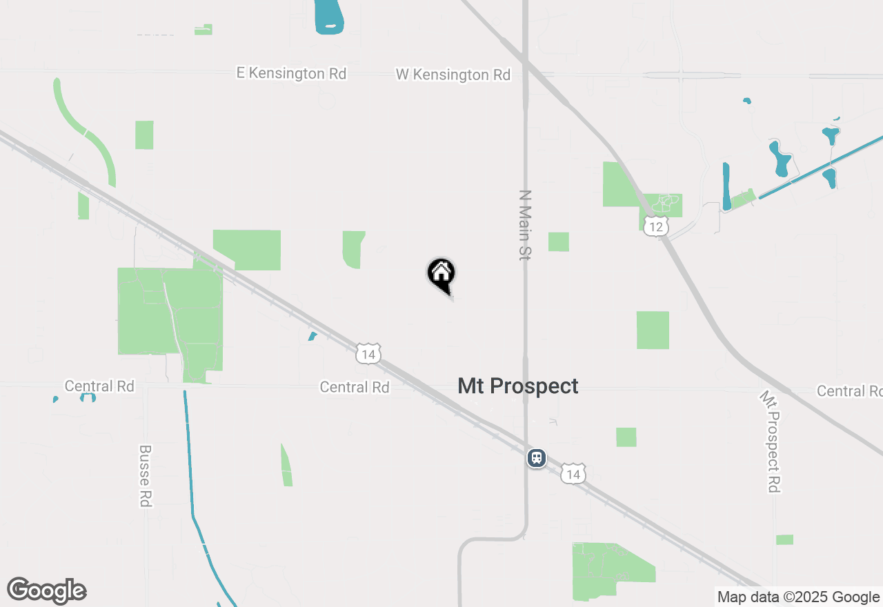 Map of 202 N Elmhurst Avenue, Mount Prospect, IL 60056