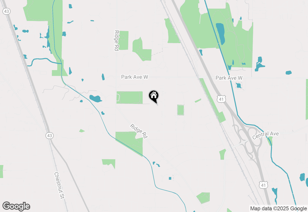 Map of 1787 Spruce Street, Highland Park, IL 60035