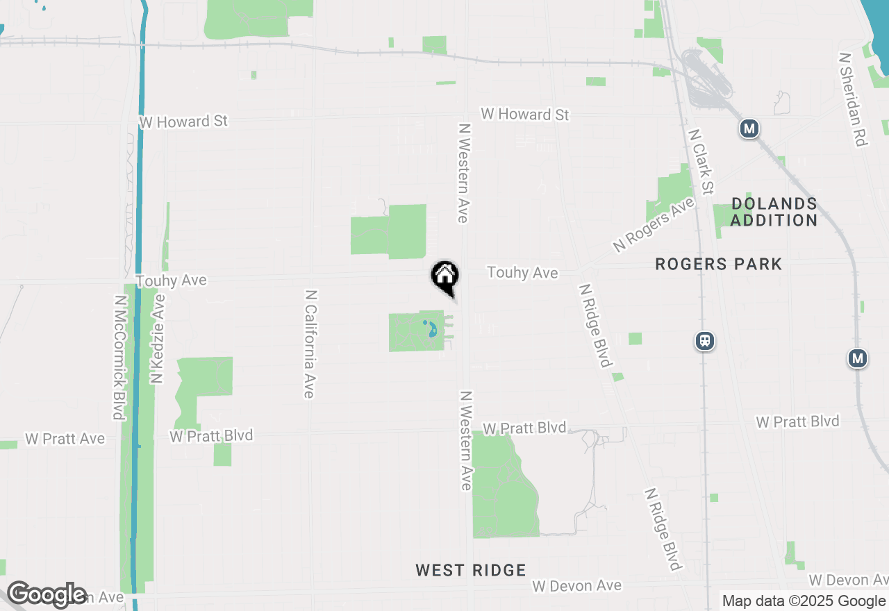 Map of 2424 W Estes Avenue #3B, Chicago, IL 60645