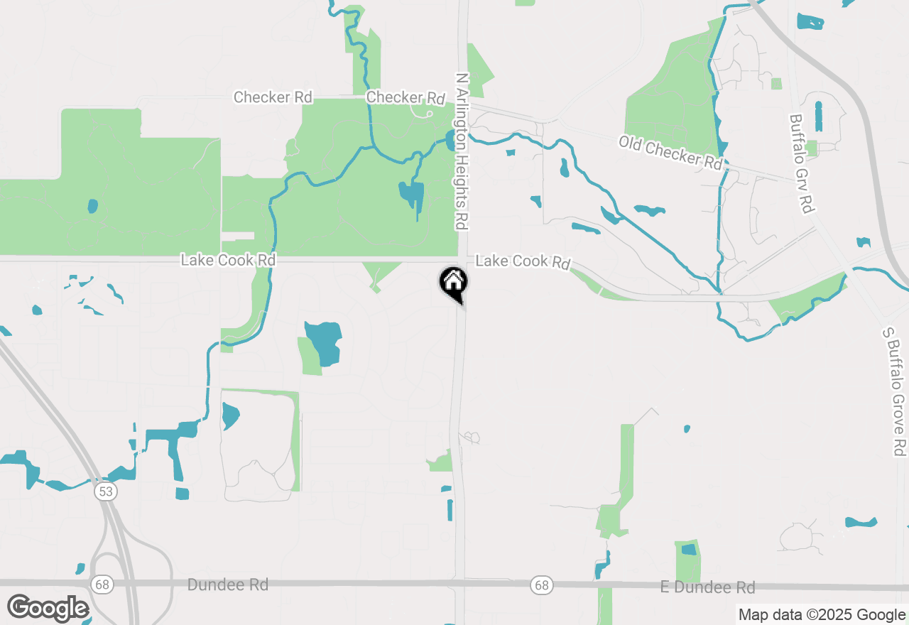 Map of 4129 N Highland Avenue, Arlington Heights, IL 60004