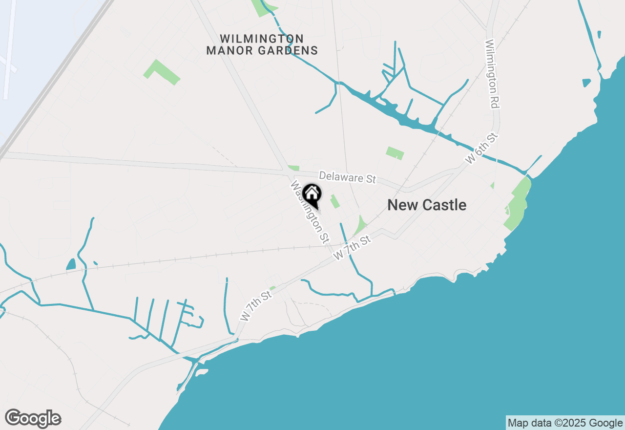 Map of 0 Washington Street, New Castle, DE 19720