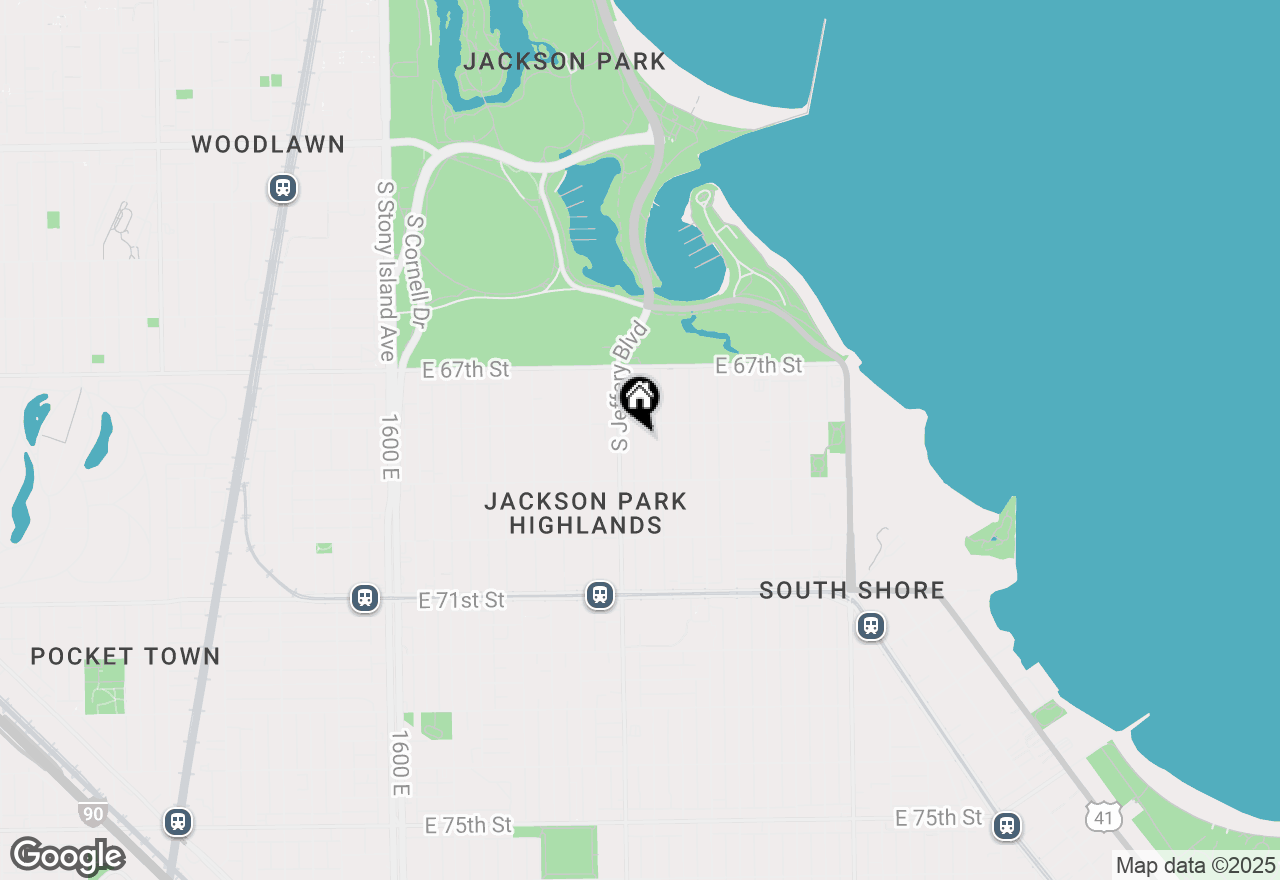 Map of 6818 S Chappel Avenue, Chicago, IL 60649