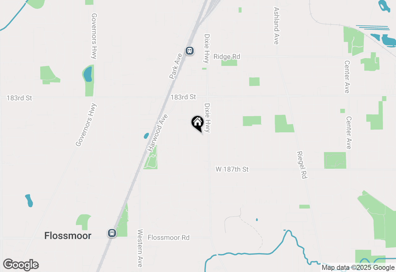 Map of 18506 Martin Avenue, Homewood, IL 60430