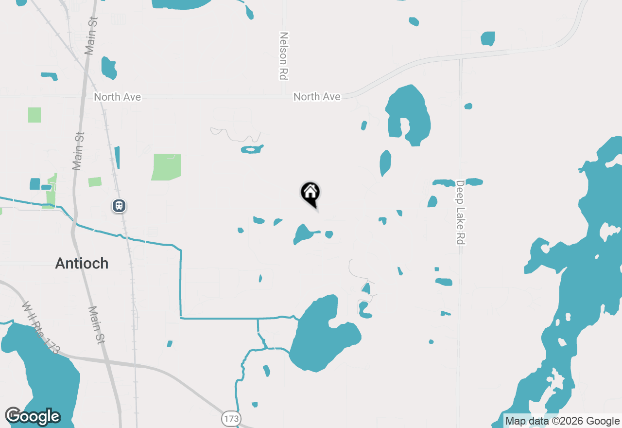 Map of 22665 W Depot Street, Antioch, IL 60002