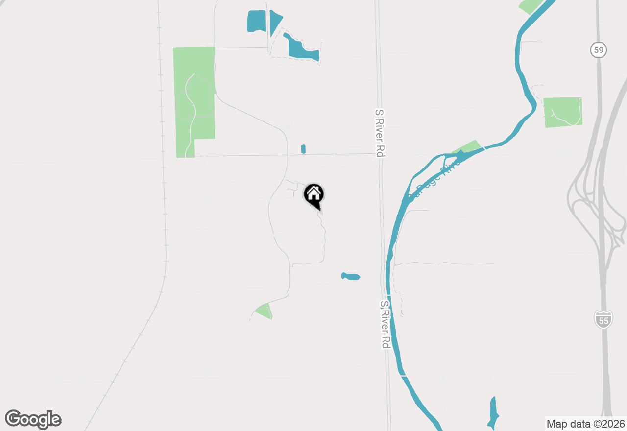 Map of 1002 Butterfield Circle E, Shorewood, IL 60404