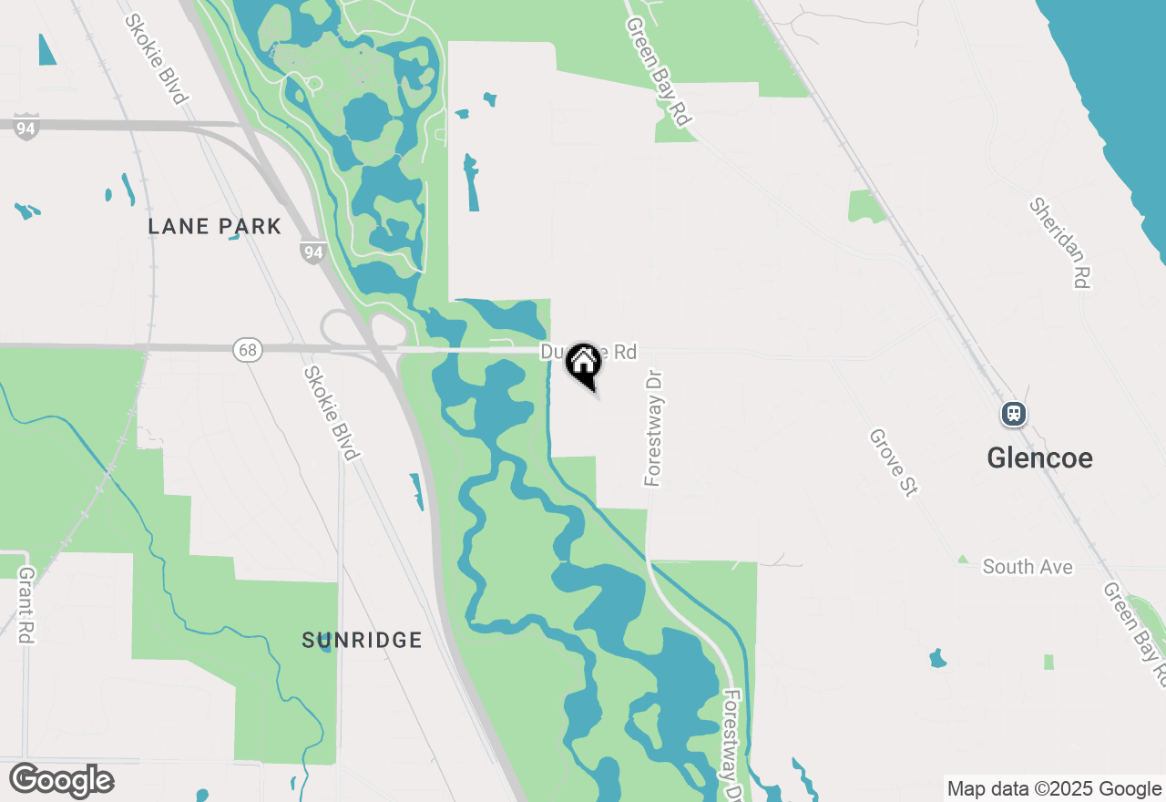 Map of 1016 Cherry Tree Lane, Glencoe, IL 60022