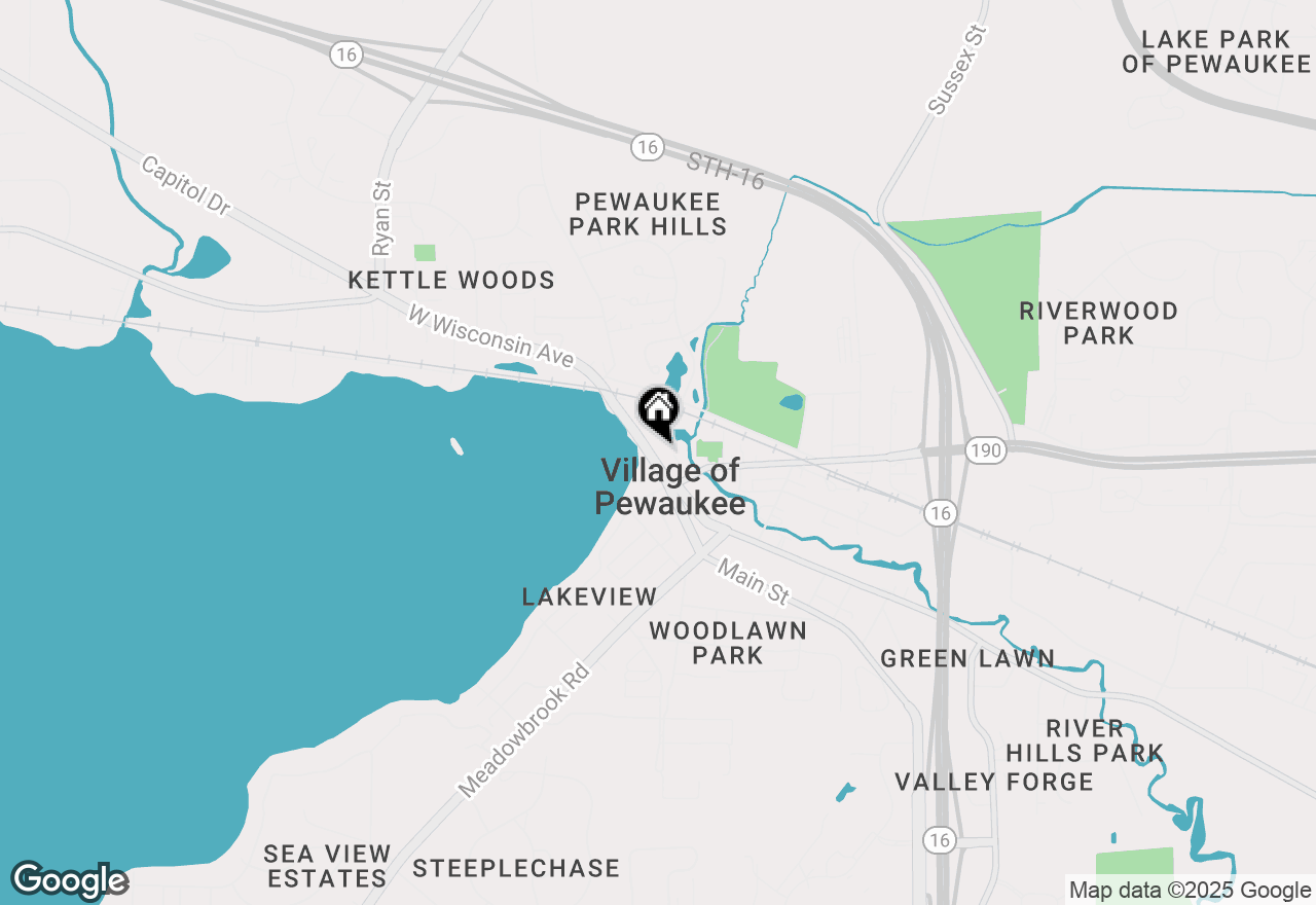 Map of 145 W Wisconsin Ave #C, Pewaukee, WI 53072