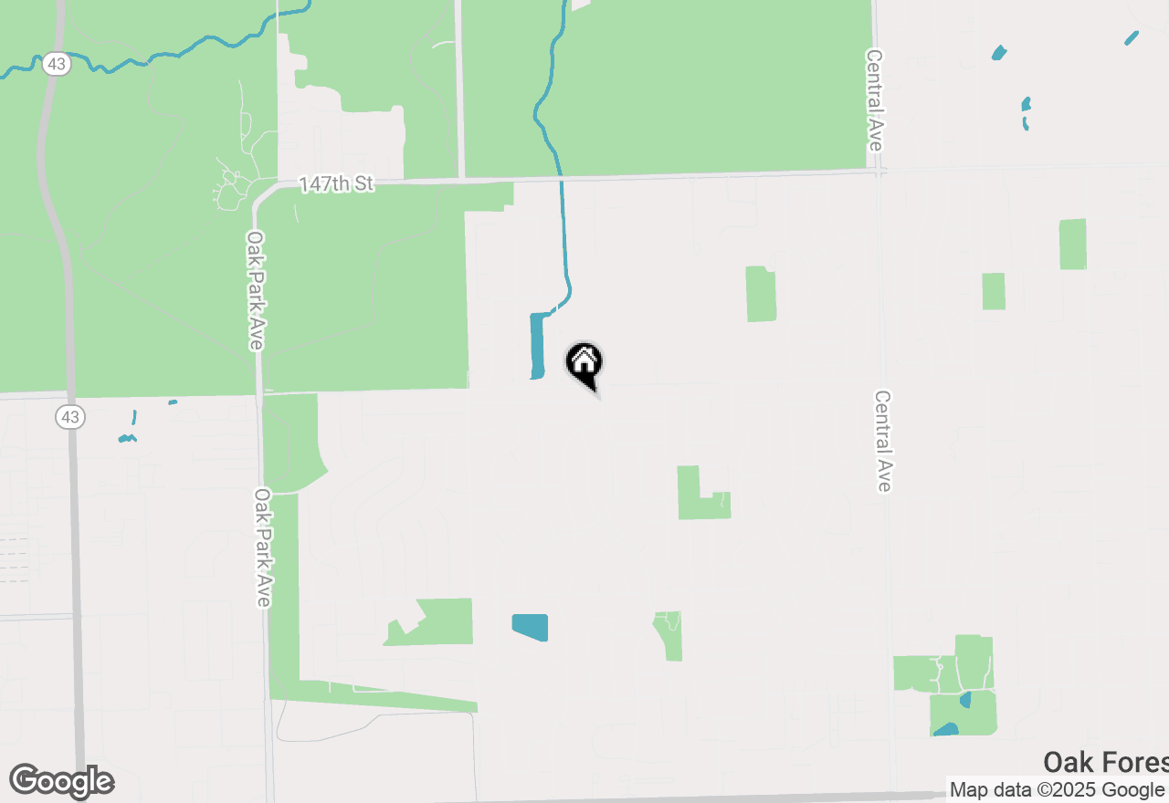 Map of 6140 El Morro Lane, Oak Forest, IL 60452