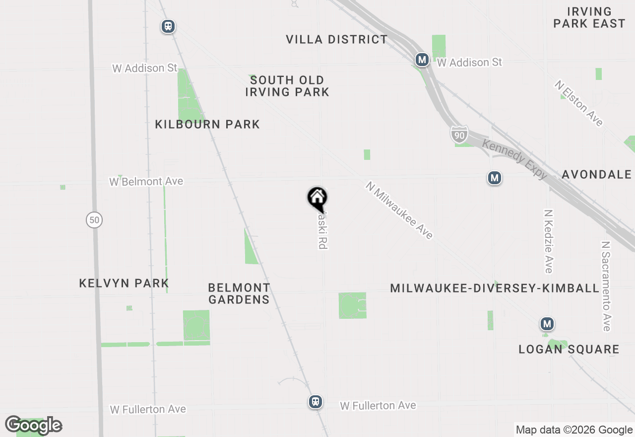 Map of 4006 W Nelson Street #6B, Chicago, IL 60641