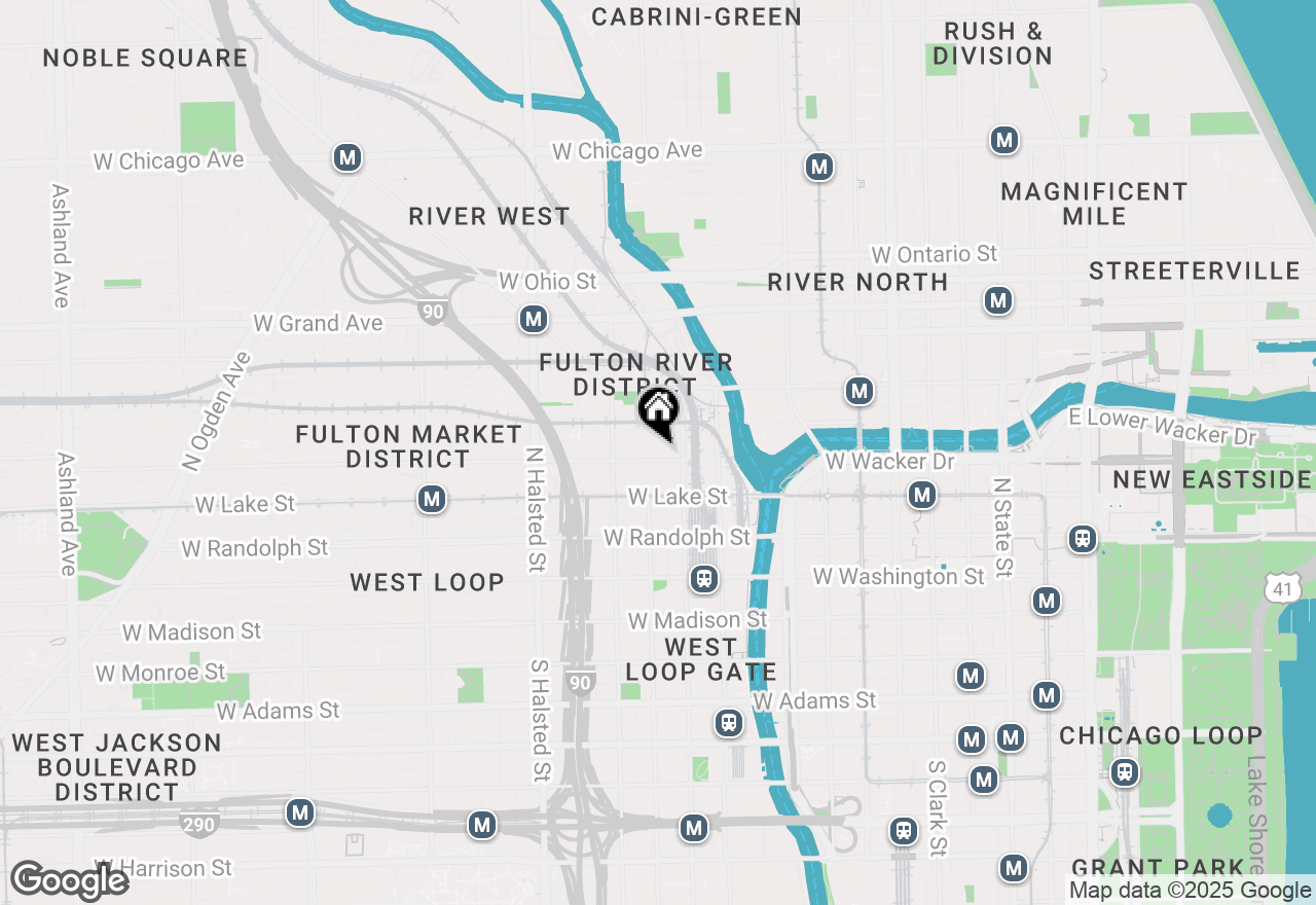 Map of 560 W Fulton Street #503, Chicago, IL 60661
