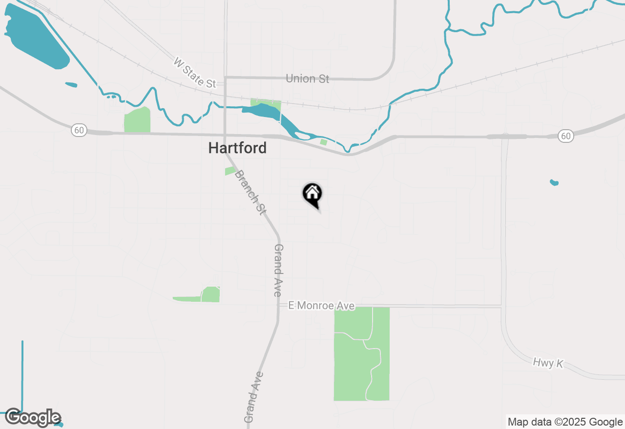Map of 408 Wheelock Ave #412, Hartford, WI 53027