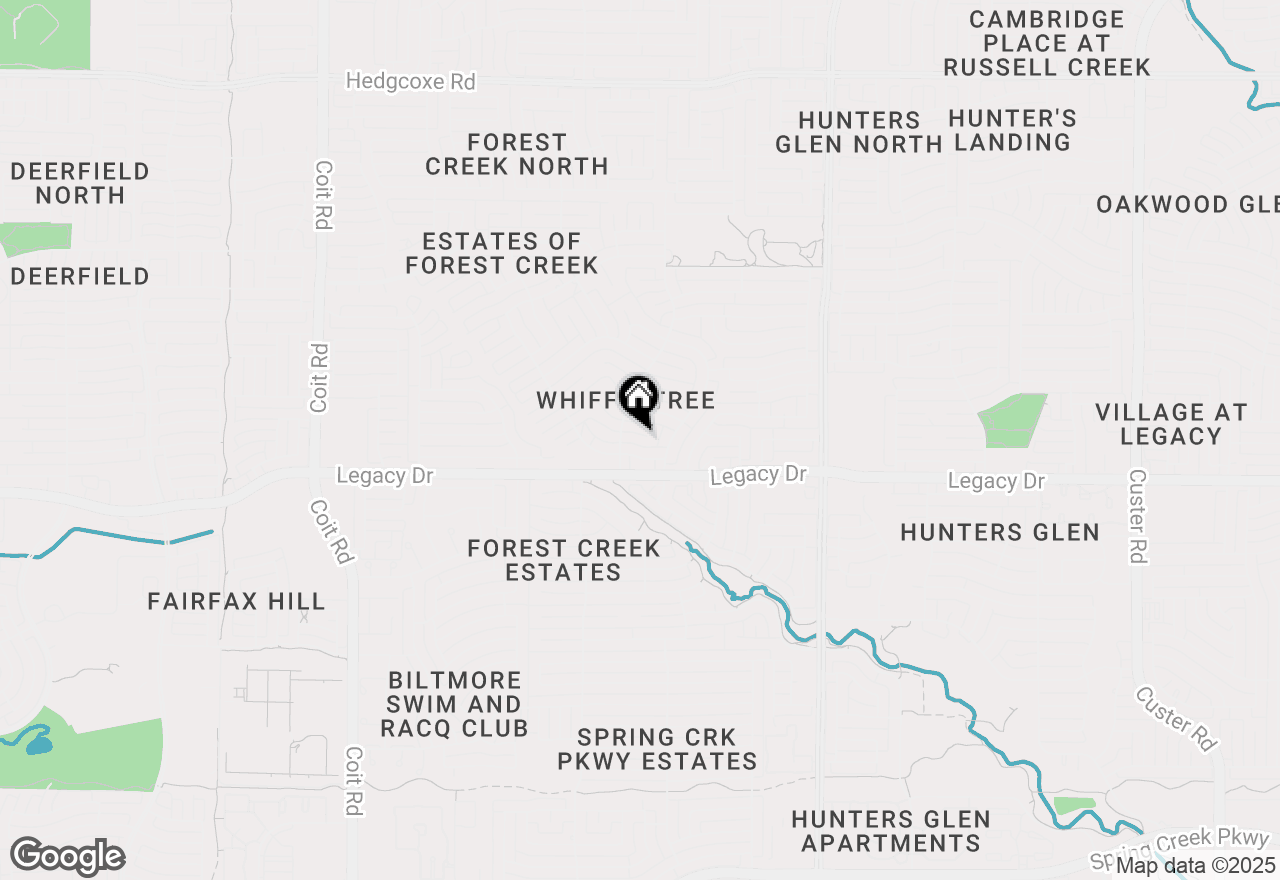 Map of 3308 Wolfe Court, Plano, TX 75025