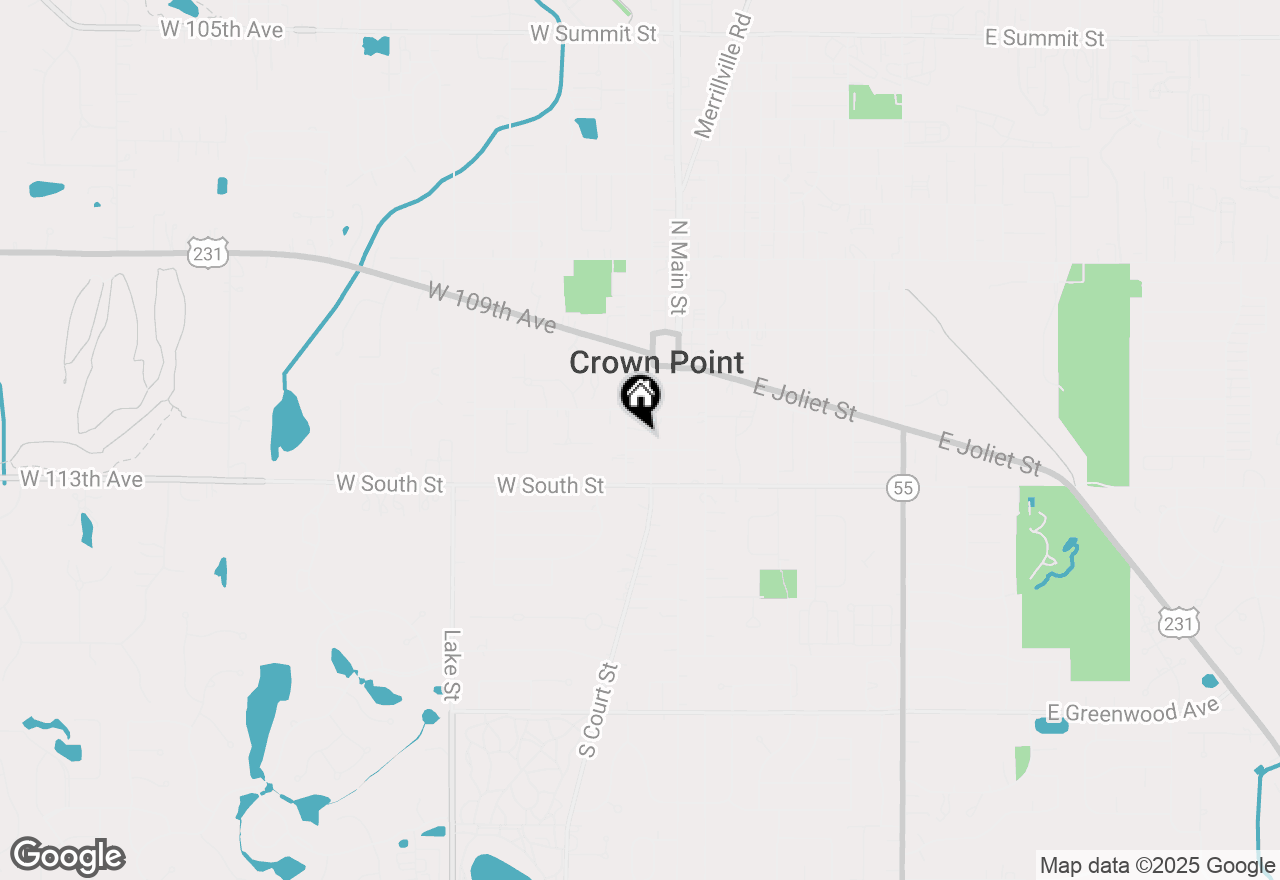 Map of 311 S Court Street #204, Crown Point, IN 46307