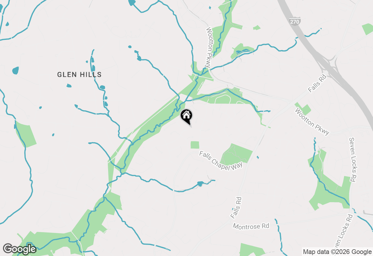 Map of 9025 Paddock, Potomac, MD 20854