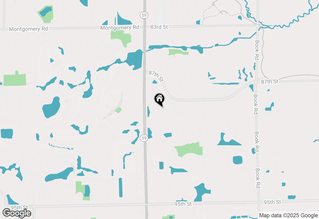 Map of (Address confidential), Naperville, Illinois 60564