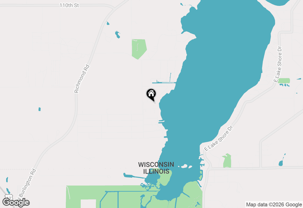Map of 1519 Dietrich Dr, Twin Lakes, WI 53181