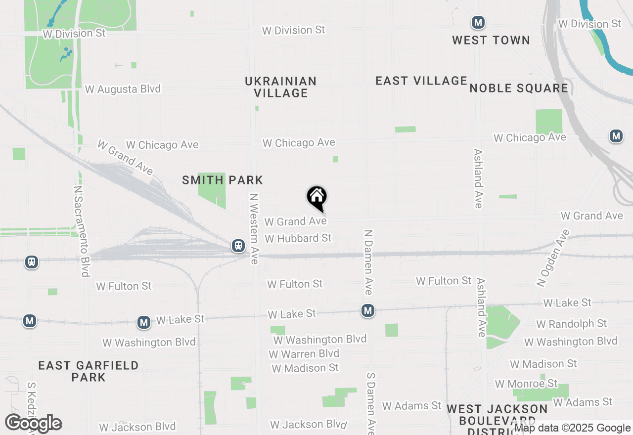 Map of 2158 W Grand Avenue #401, Chicago, IL 60612