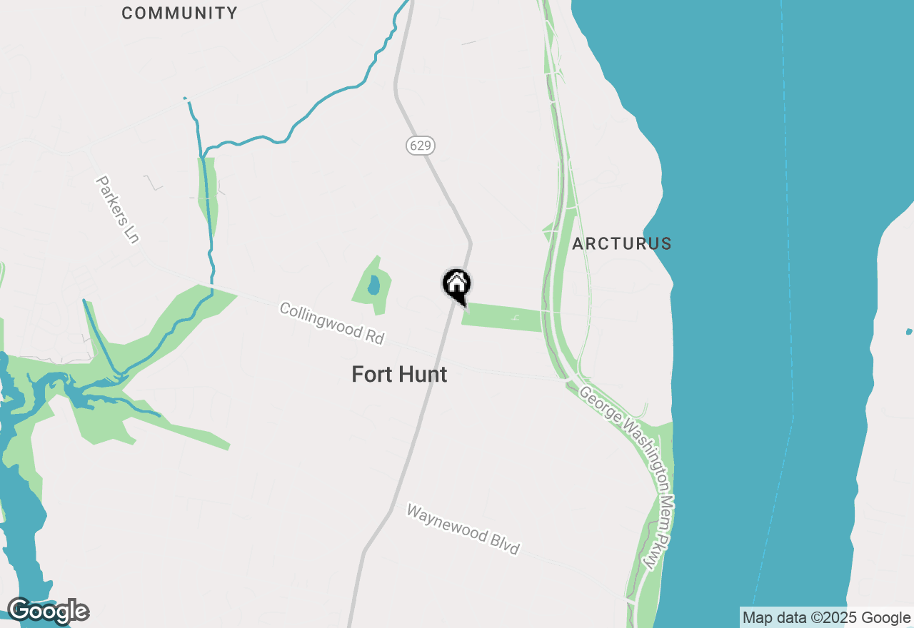 Map of 8201 Fort Hunt Road, Alexandria, VA 22308