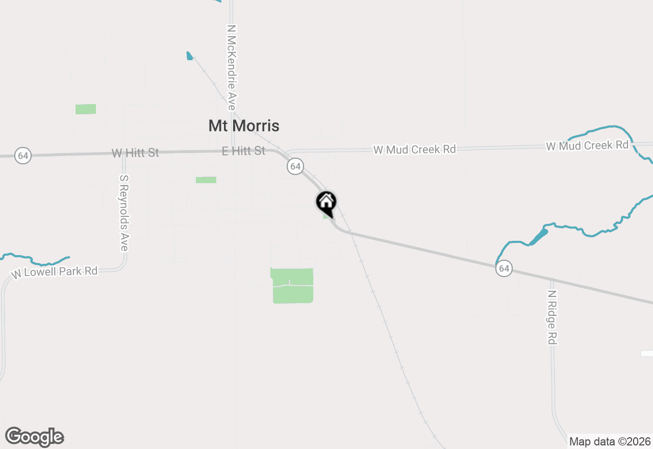 Map of 502 E Brayton Road, Mount Morris, IL 61054