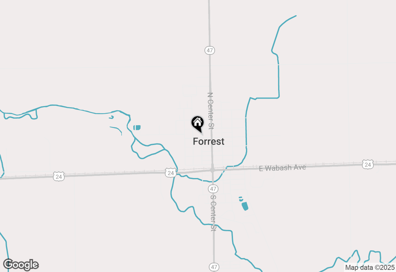 Map of 209 W Martin Street, Forrest, IL 61741