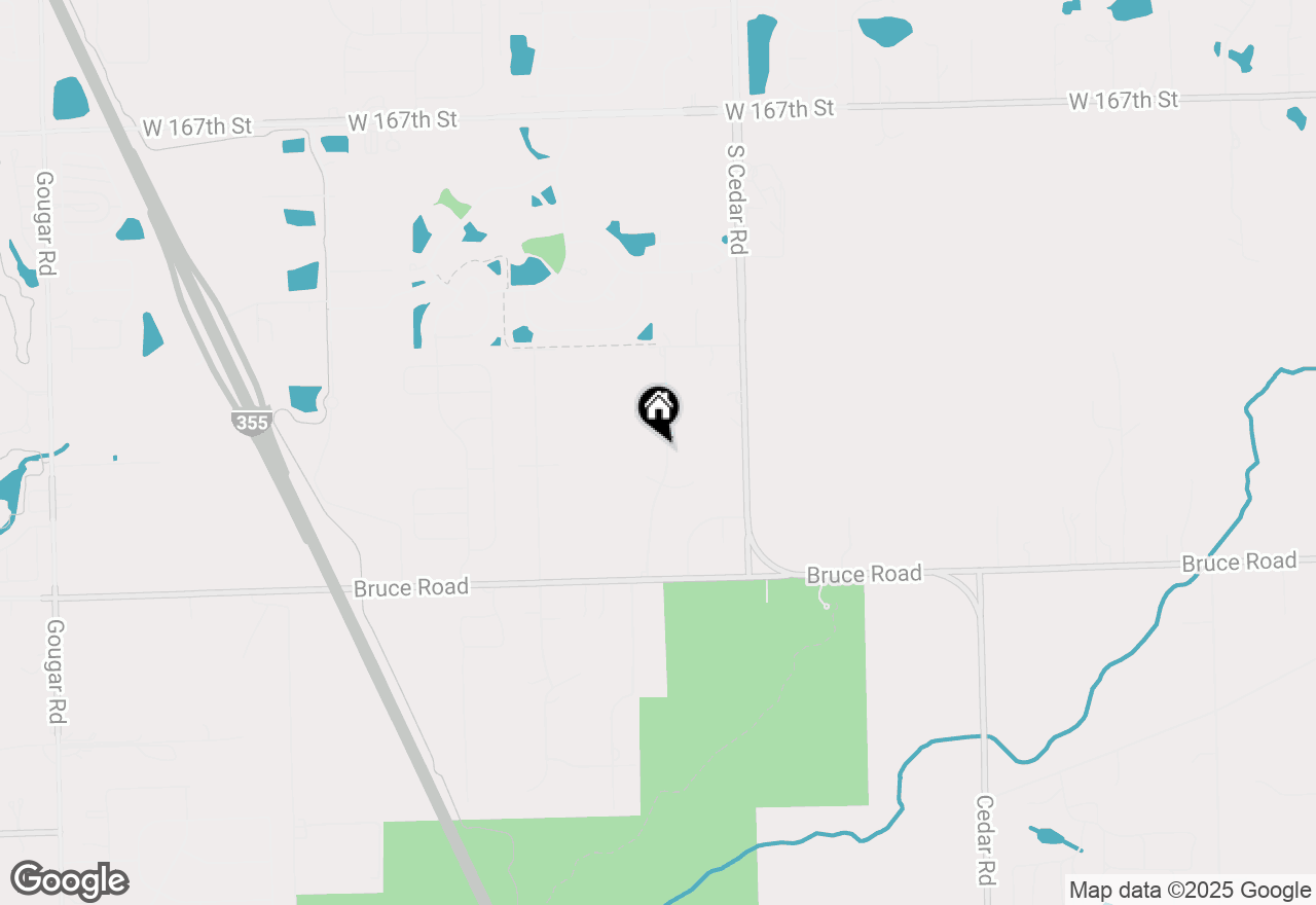 Map of 17256 S Heritage Drive, Homer Glen, IL 60491