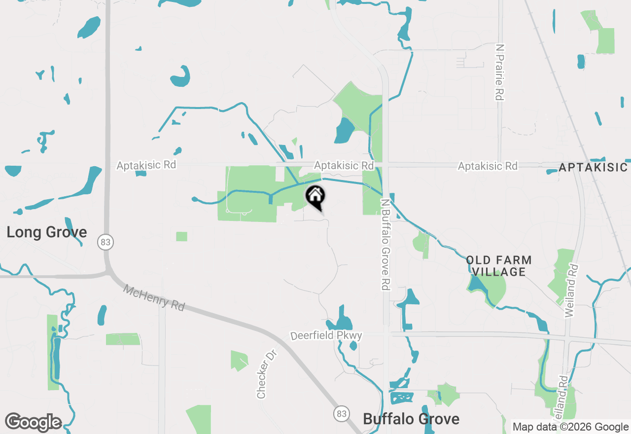 Map of 1553 Brandywyn Court N, Buffalo Grove, IL 60089