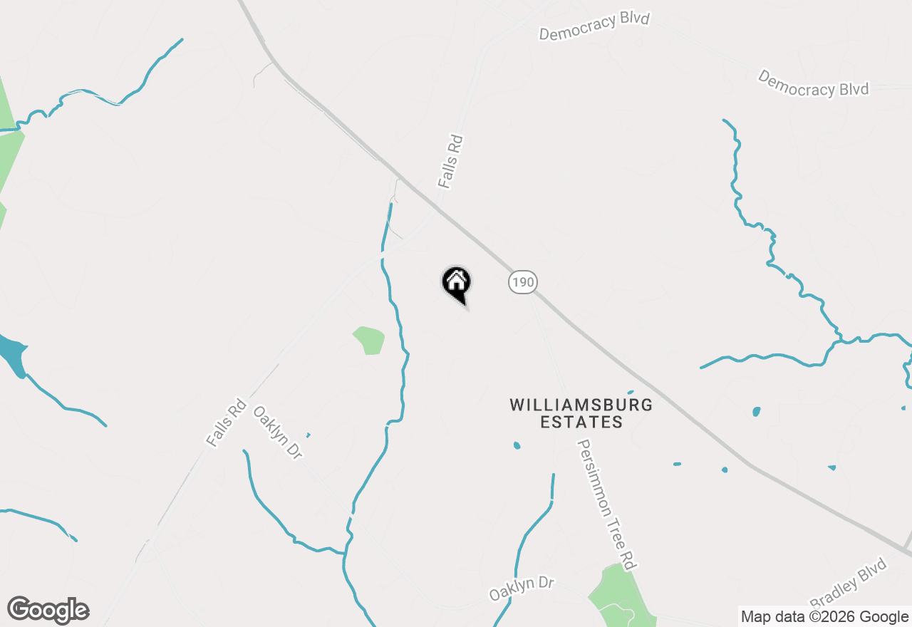 Map of 9600 Pinkney Court, Potomac, MD 20854