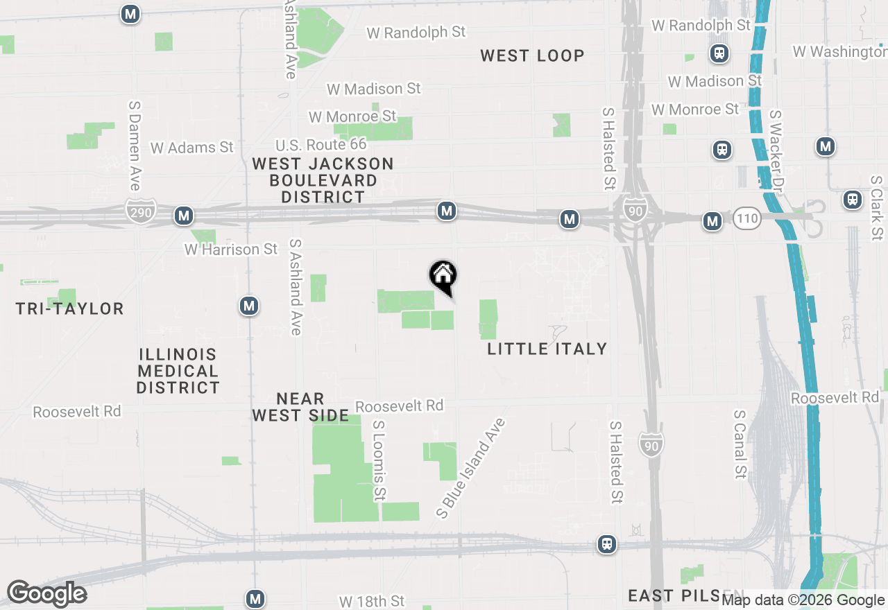 Map of 811 S Lytle Street #410, Chicago, IL 60607