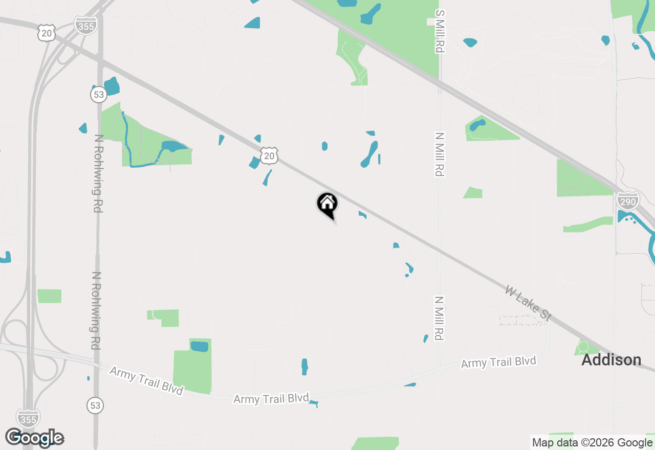 Map of 4N327 7th Avenue, Addison, IL 60101