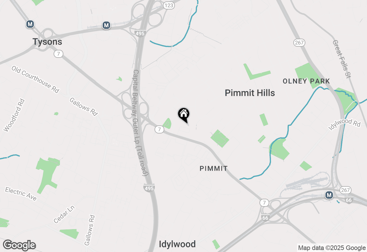 Map of 2130 Tysons Ridgeline Road, Falls Church, VA 22043