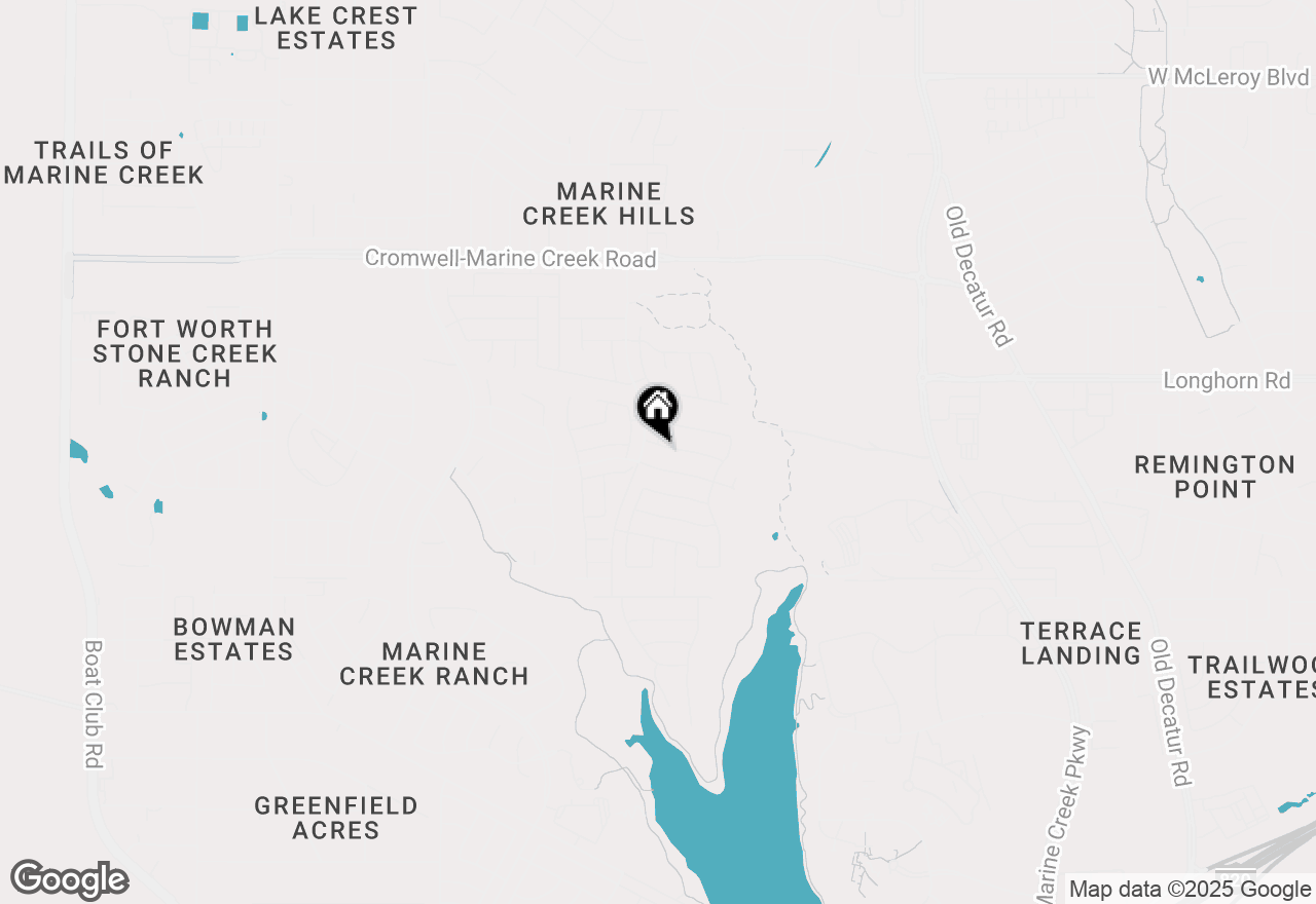 Map of 5321 Almanor Road, Fort Worth, TX 76179