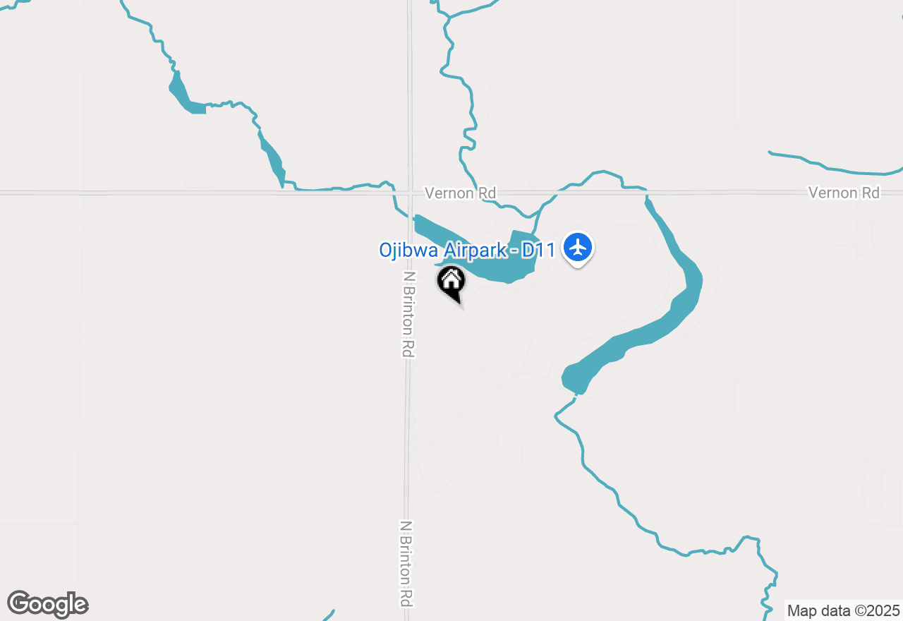Map of 7835 Manitonka Drive, Weidman, MI 48893