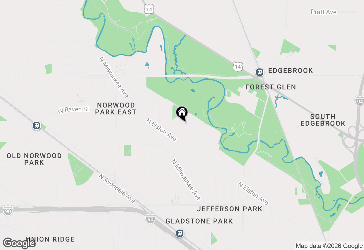 Map of 5974 W Miami Avenue, Chicago, IL 60646