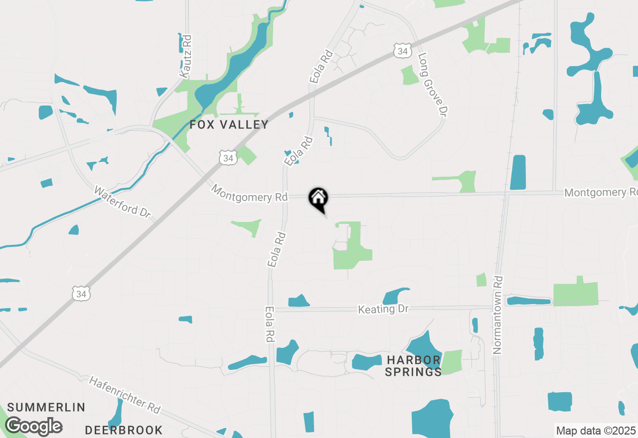 Map of 2645 Lindrick Lane, Aurora, IL 60504