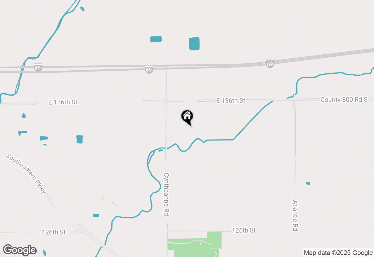 Map of 16079 Meadow Frost Court, Fishers, IN 46037