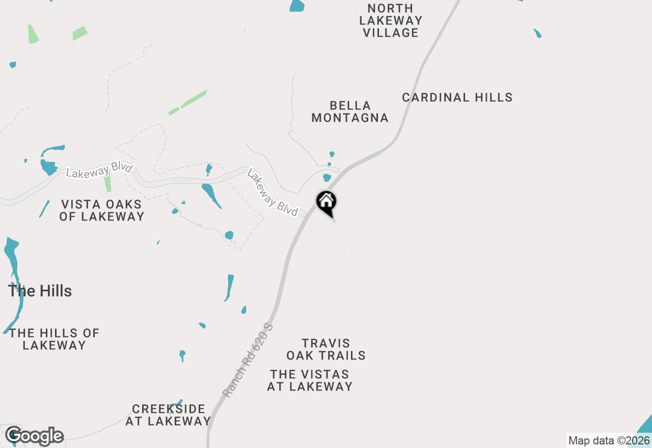 Map of 64 White Magnolia Cir, Austin, TX 78734