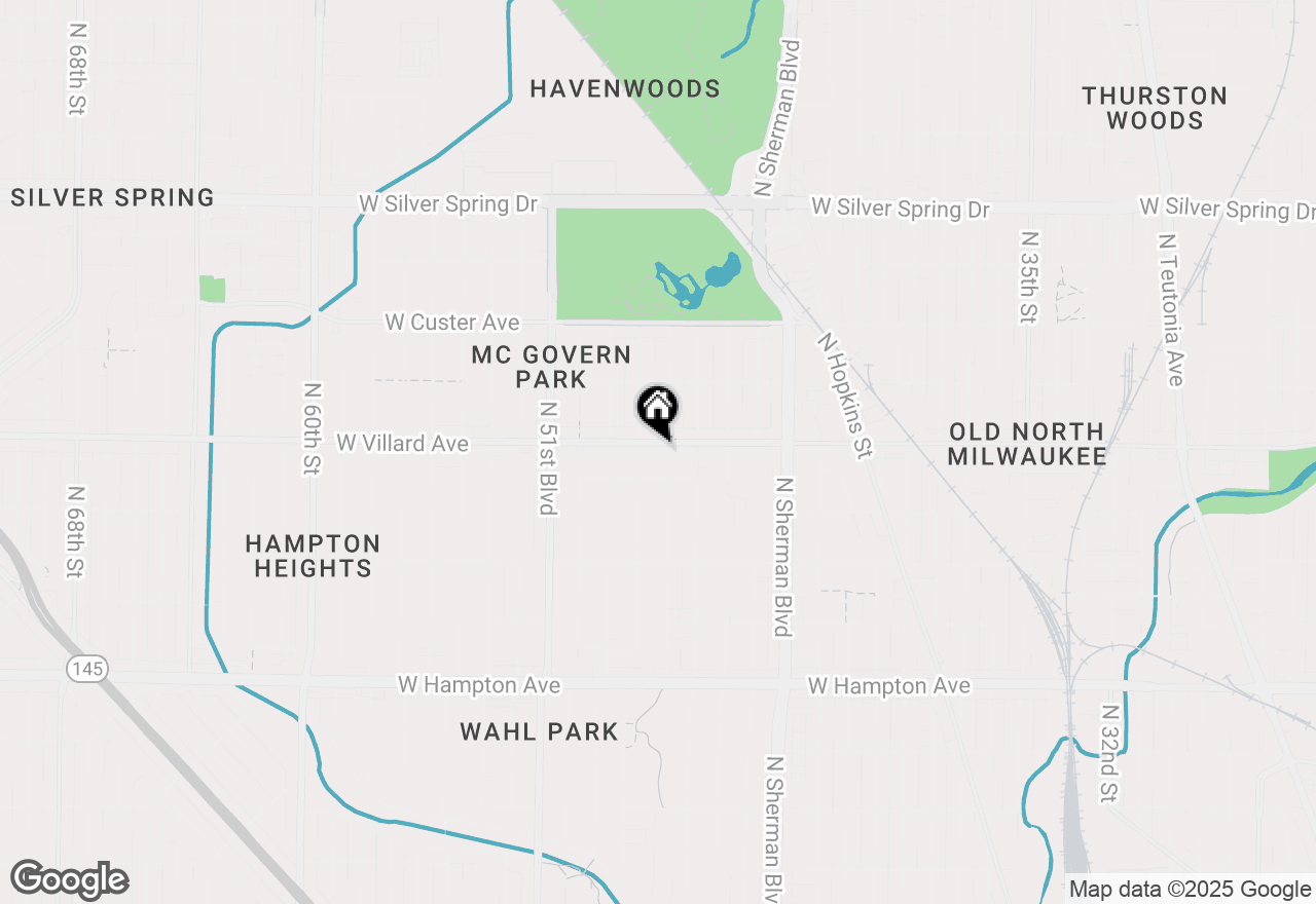 Map of 4715 W Villard Ave, Milwaukee, WI 53218