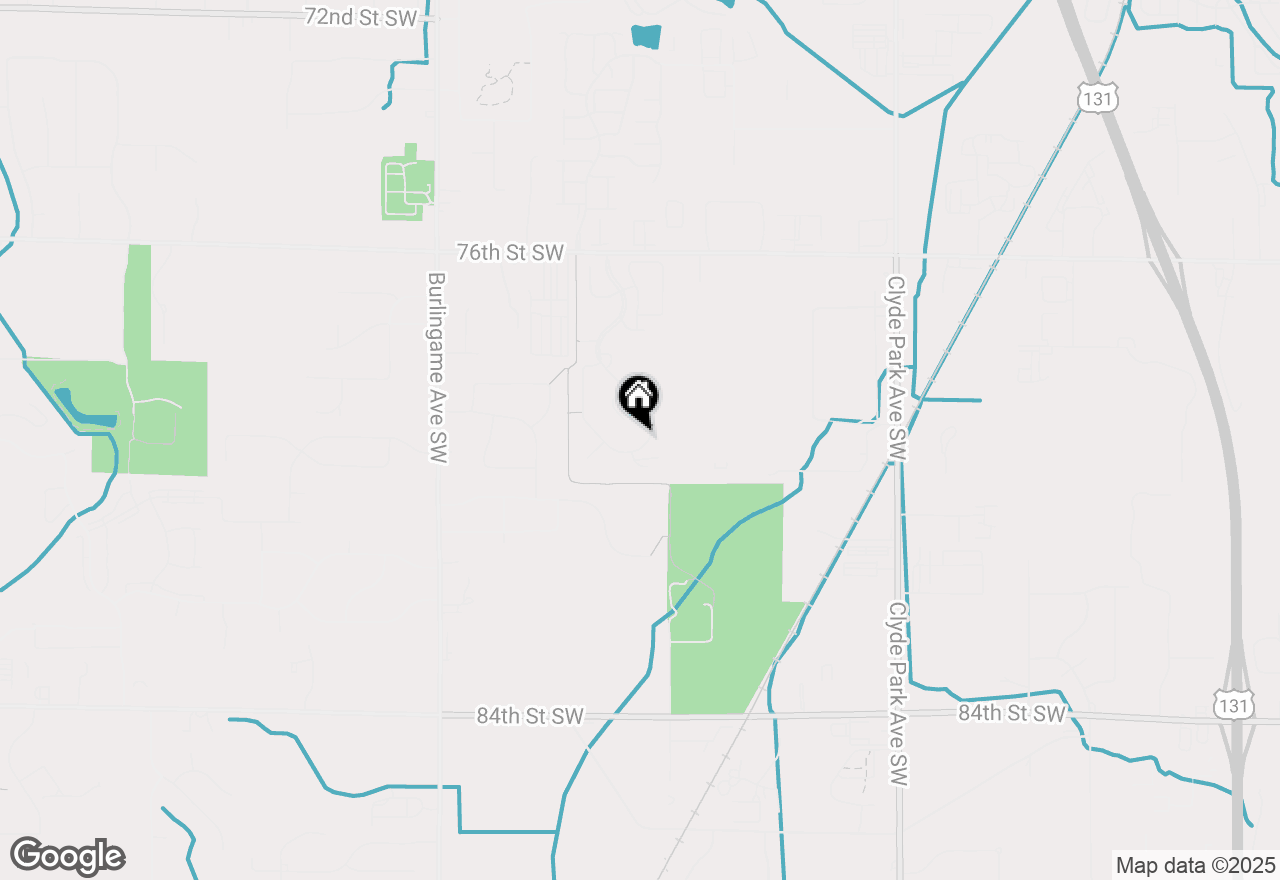 Map of 7997 Carlisle Crossing Boulevard Sw, Byron Center, MI 49315